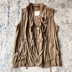 Altar'd State‎ Women's Size Small Cardigan Vest Olive Green